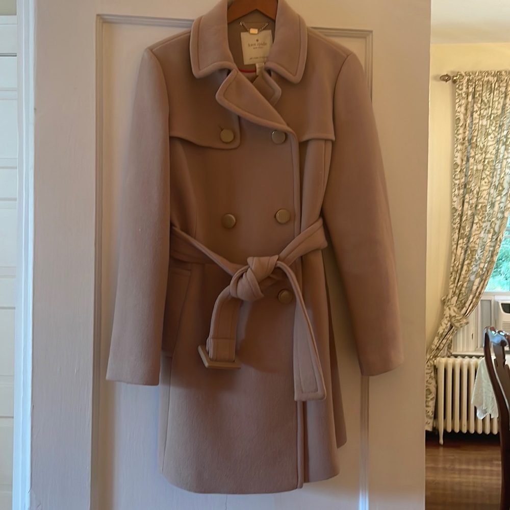 Kate Spade camel coat.